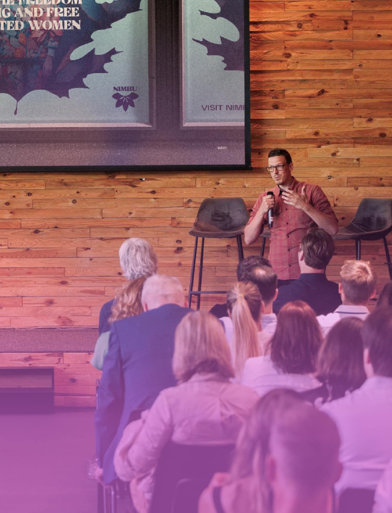AI-training met een team tijdens een presentatie